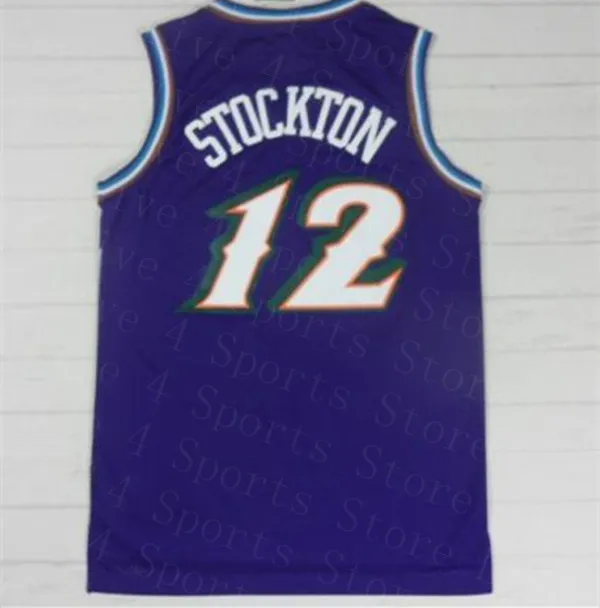 Camiseta de baloncesto retro para hombre 33 Bird Johnson Stockton Karl Malone Jason Williams Ewing Gary Payton Kemp Barkley BOGUES Maillot de basket
