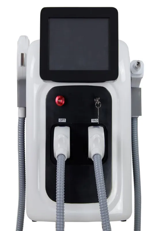 Pijnloze opt ip machine elight huid verjonging IPL RF Herenverwijdering ND YAG Laser Tattoo Removal Hair Removal Machine