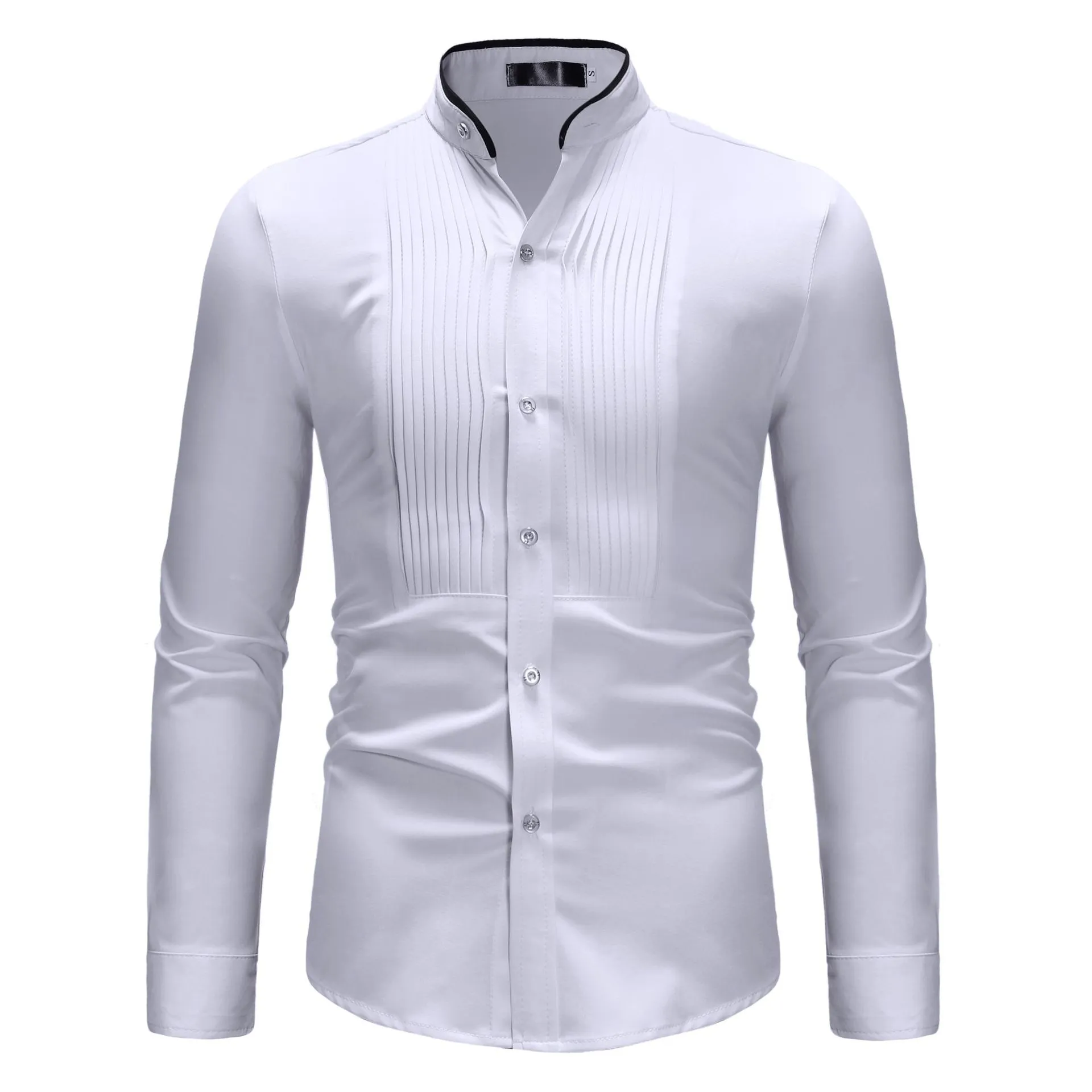 Cuello alto con camisa outlet
