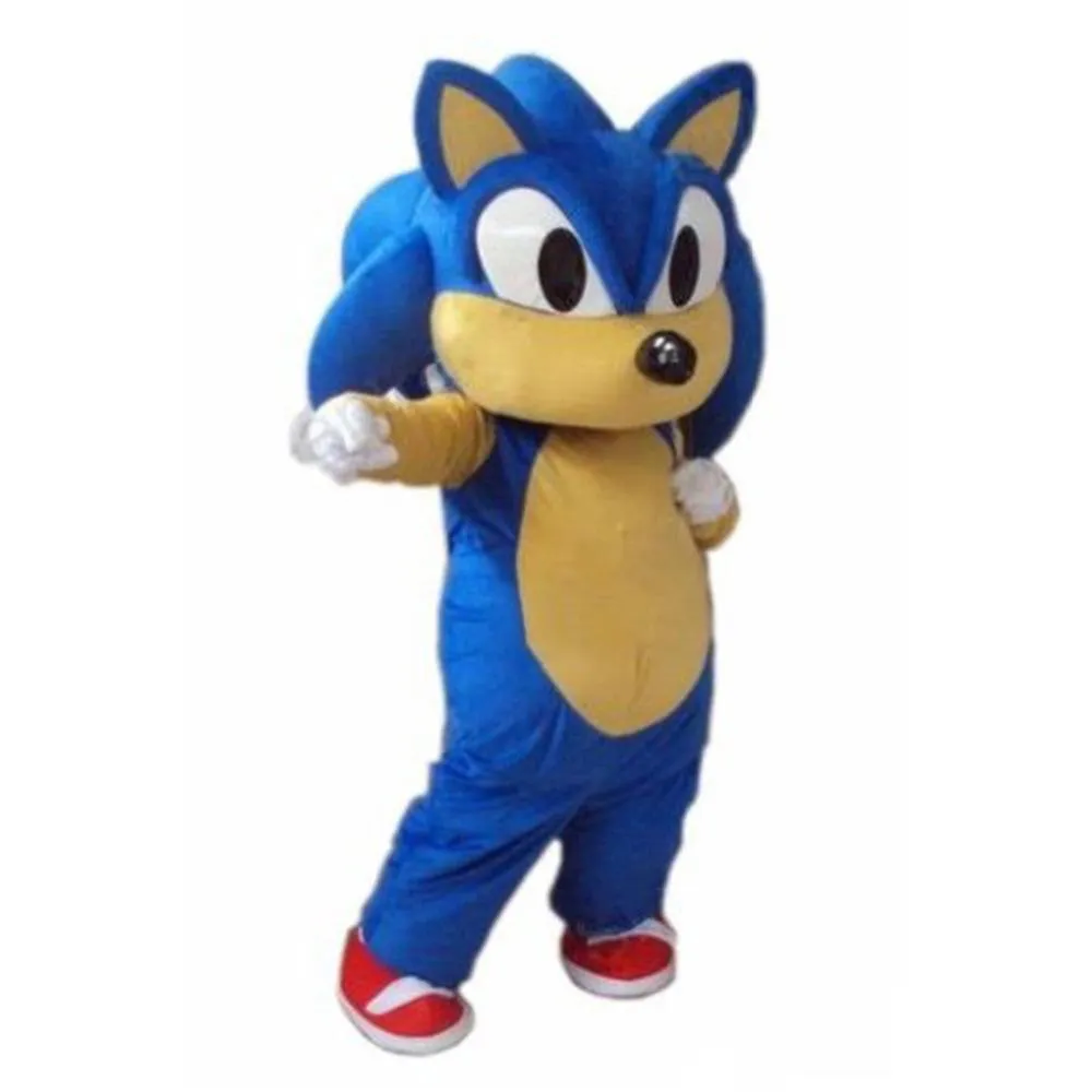 2019 2018 Sonic And Miles Tails Mascot Costume Fancy Party Dress Carnival Costume296J