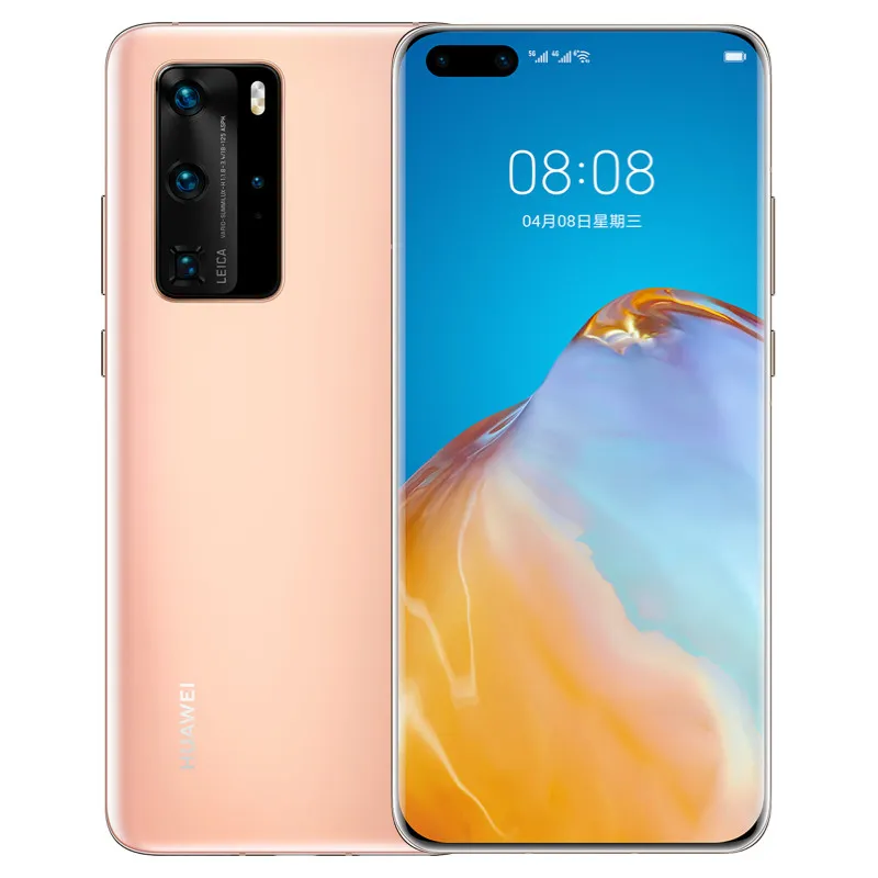 Originele Huawei P40 Pro 5G Mobiele Telefoon 8 GB RAM 128GB 256 GB 512GB ROM KIRIN 990 OCTA CORE 50MP IP68 NFC Android 6.58 "OLED Full Screen FingerPrint ID Face Smart mobiele telefoon