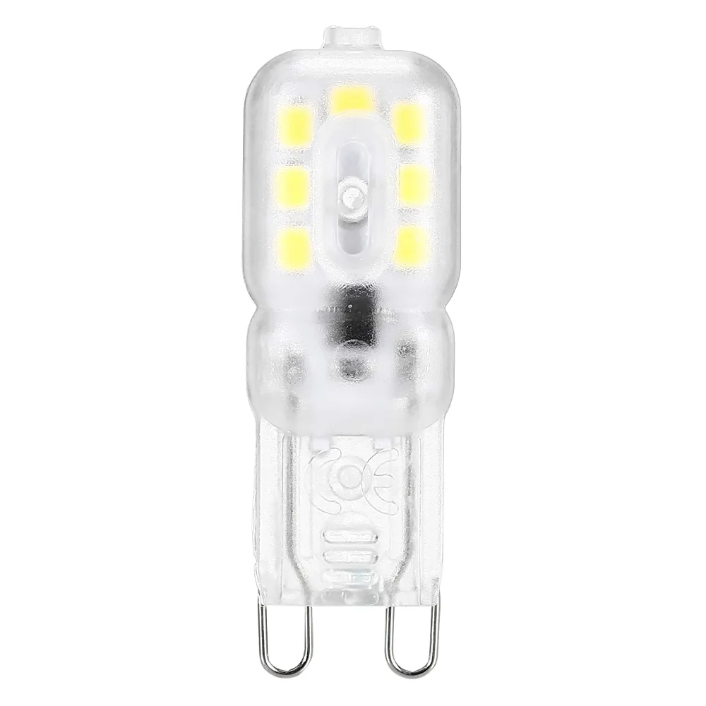 Lightme 10pcs AC 220V 2W G9 SMD 2835 LEDランプ電球スポットライト14個