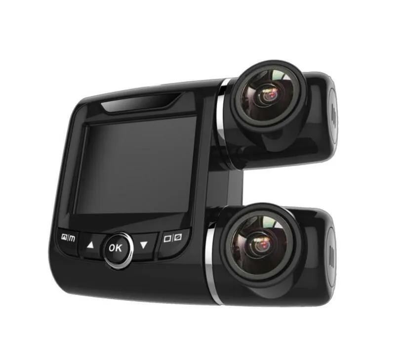 Auto Car DVR Universal Camcorder Dual Lens portátil Night Vision Gravador de condução de traço Camera Full HD 1080p Mini 2,0 polegadas Vídeo