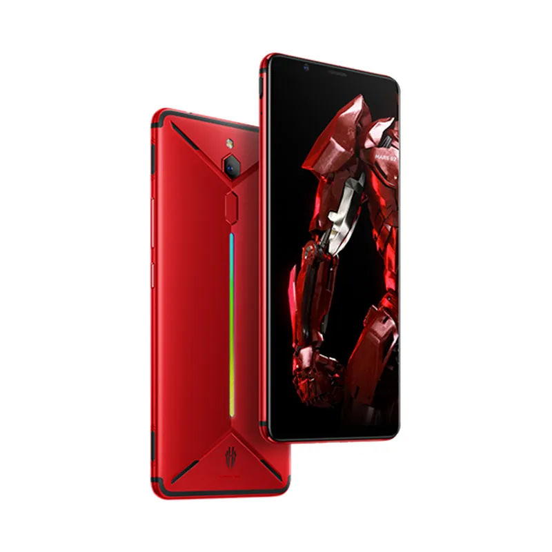 Nubia Original Red Magic Mars 4G LTE Cell Gaming 8 GB RAM 128 GB ROM Snapdragon 845 Octa Core Android 6.0 "Bildschirm 16MP 3800MAH Fingerpirnt ID Smart Handy 12
