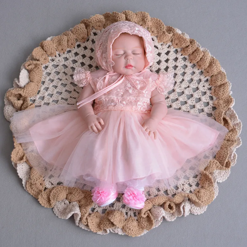 Robe De Concours Beauté Fille 2025 Generisch - Dentelle élégante, Pour Baptême, Mariage, Fête, Mini Sol - 4