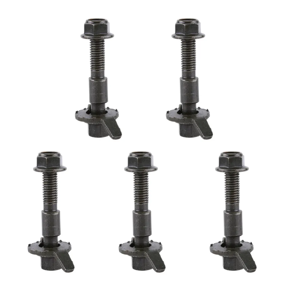 Freeshipping Car-Styling 5pcs 12mm Vehículos Acero Cuatro ruedas Alineación Ajustable Camber Kit Cam Bolt