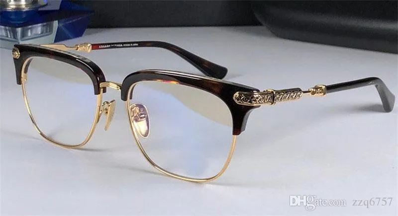 nouvelle mode lunettes chrom-h lunettes VERTI hommes conception de cadre d'oeil peut faire des lunettes de prescription cadre vintage style steampunk