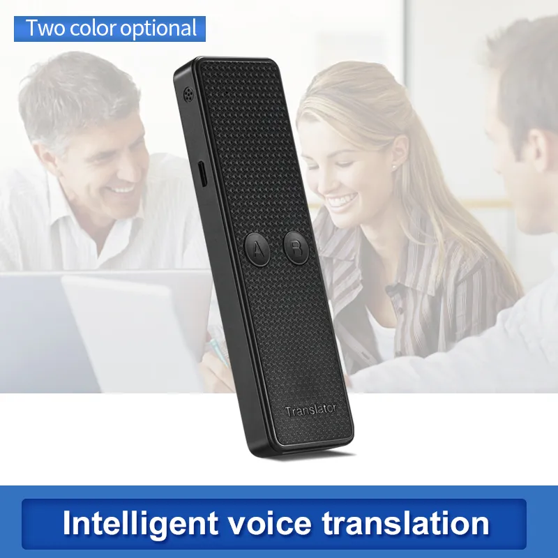 K6 3 en 1 voix/texte/photographique Bluetooth traducteur de langue prise en charge de la traduction instantanée plus de 60 langues pour téléphone Android IOS
