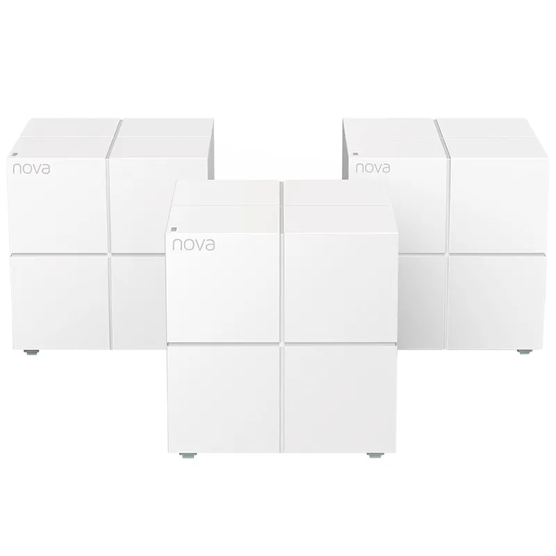 TENDA NOVA MW6 2.4GHz + 5GHz WiFi AC1200 Double bande Full Gigabit Through-Wall Router 3pcs