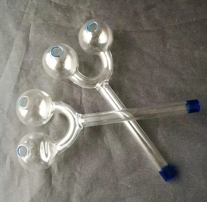 Två funktioner groda ögon Färgglada skålar Hookahs Bongs Glas Vattenrör Recycler Oil Rigs Bubblers Perc