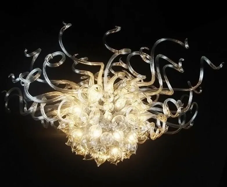 Moderne hanglamp Art Home Lampen Blown Glas Kroonluchter Verlichting Crystal Kroonluchter LED Licht Eetkamer Hanglampen