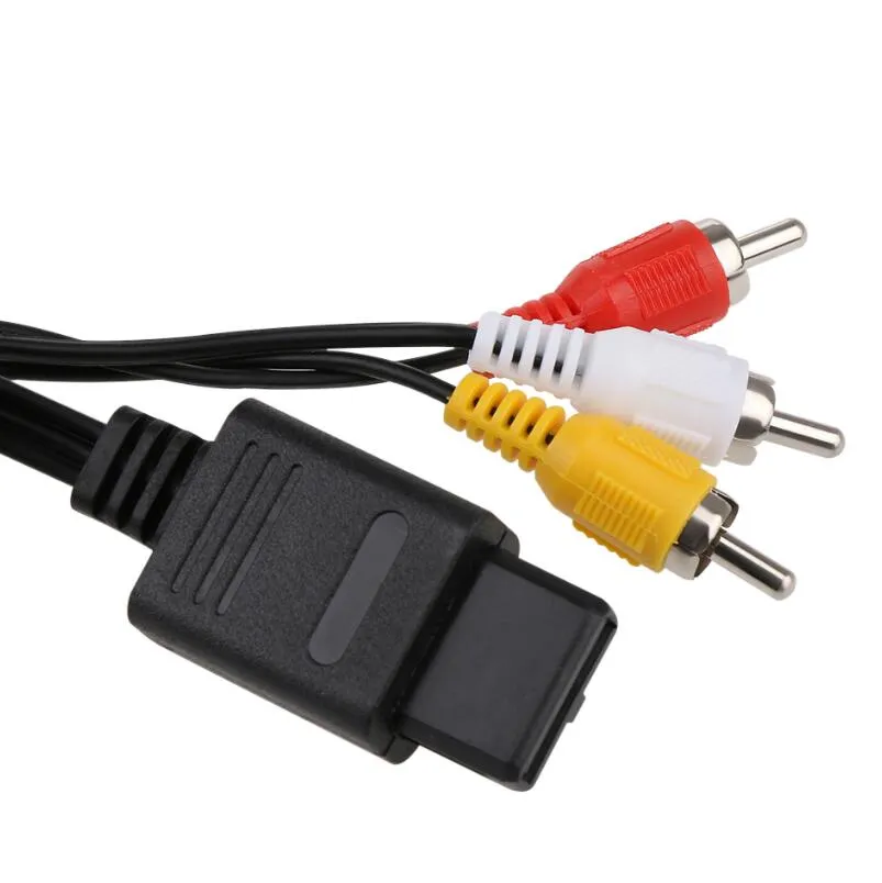 1.8 M TV S-Video AV Kablosu için Süper Nintendo N64 SNES için RCA Game Console Video Ses Kabloları Adaptör Kablosu