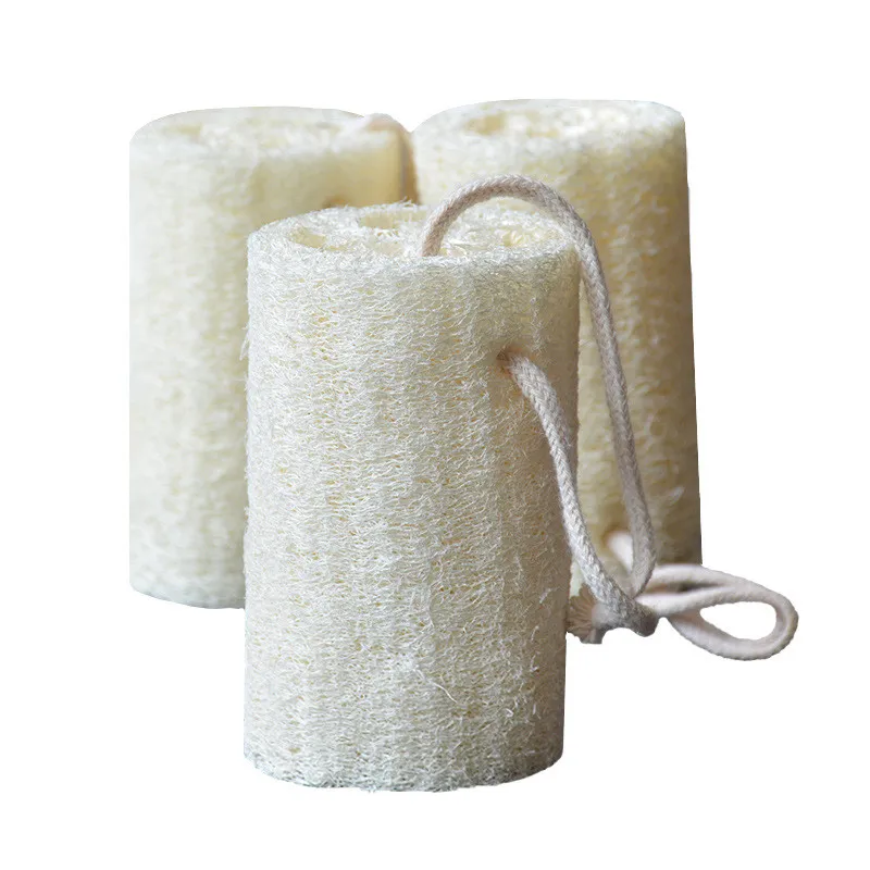 Esponja natural Luffa Suministros de baño Producto de protección ambiental Limpiar Exfoliar Frotar Volver Suave Esponja Toalla Cepillo Lavado de ollas Herramienta de cocina