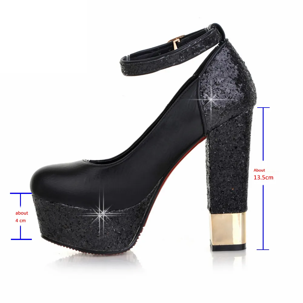 Nina Black Glitter Heels 10 | Black glitter heels, Black sparkly heels,  Shoes women heels
