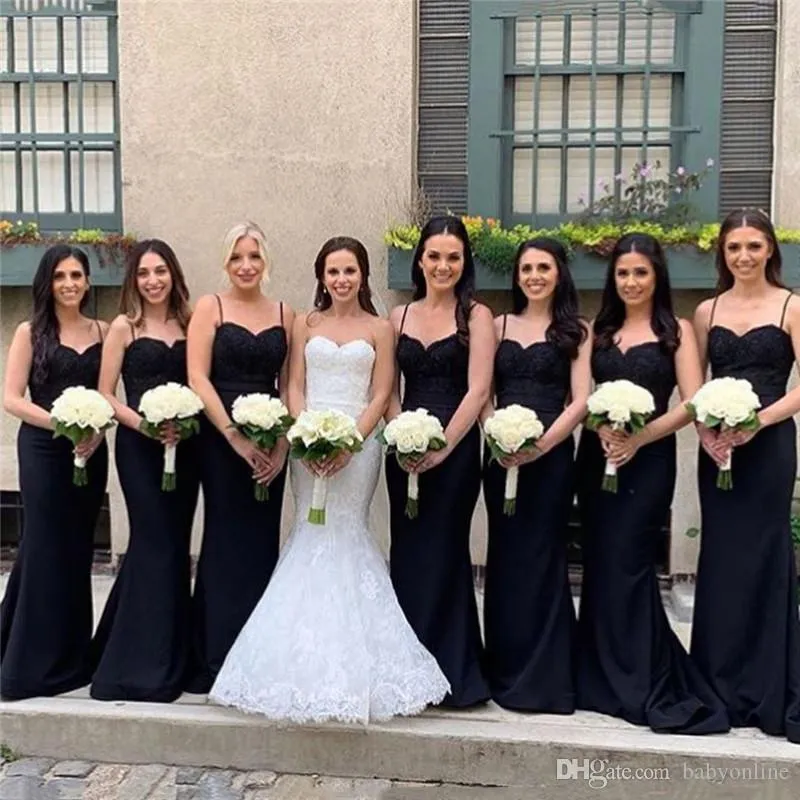 Bridesmaid Dresses Dhgate Canada Dresses Sexy Cheap Black Mermaid