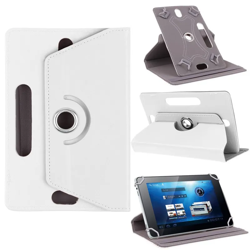 Universal 360 rotação câmera buraco ajustável flip couro do plutônio caso suporte para 7 8 9 10 101 102 polegada tablet pc psp samsung ipad hu5816185