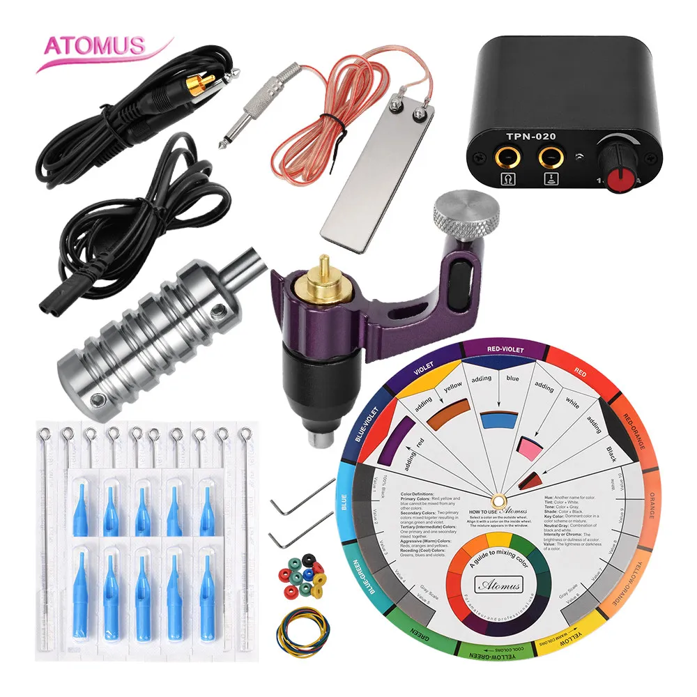 Completed Rotary Kit Complete Tattoo Pen Set Machine Kits Completed