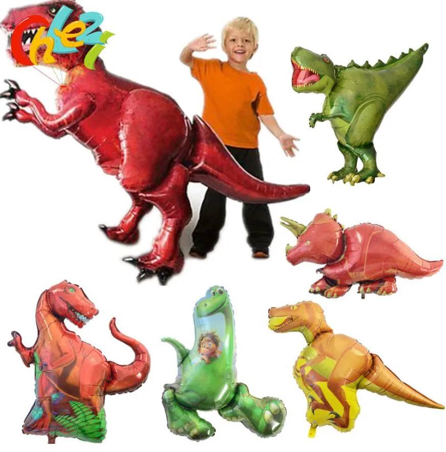 Jurassic Géant Dinosaure Feuille Ballon Garçons Animaux Ballons Enfants Dinosaure Fête D'anniversaire Décorations Hélium Ballons Enfants Jouets