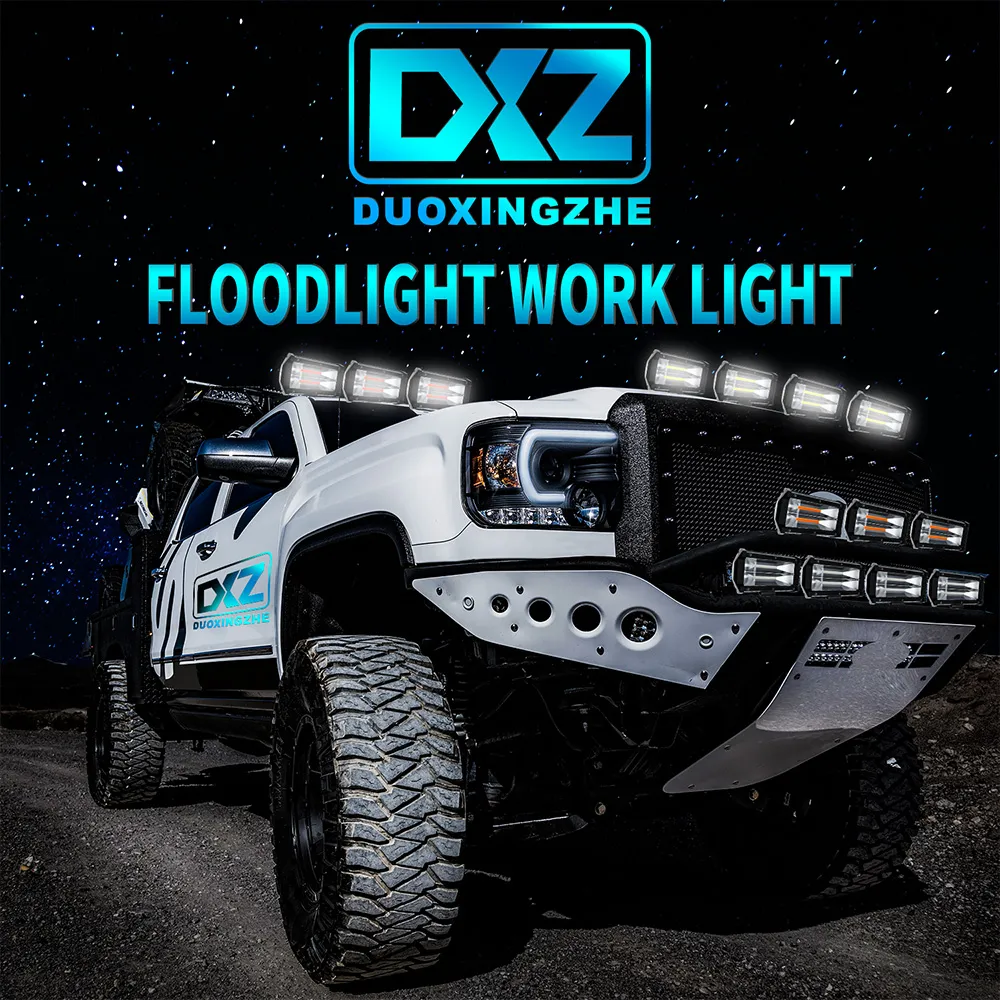 DXZ New 5 Inch 72W 4800LM COB LED Work Light Modified Car Top LED Light for Off-road Car / Pickup / Wagon