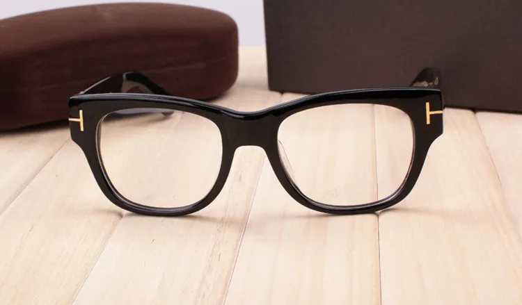 نظارات فاخرة بجودة TF5040 مربعة بإطار كبير بلوح نقي 52-20-140 نظارات طبية للجنسين مجموعة كاملة من مصنع OEM منفذ