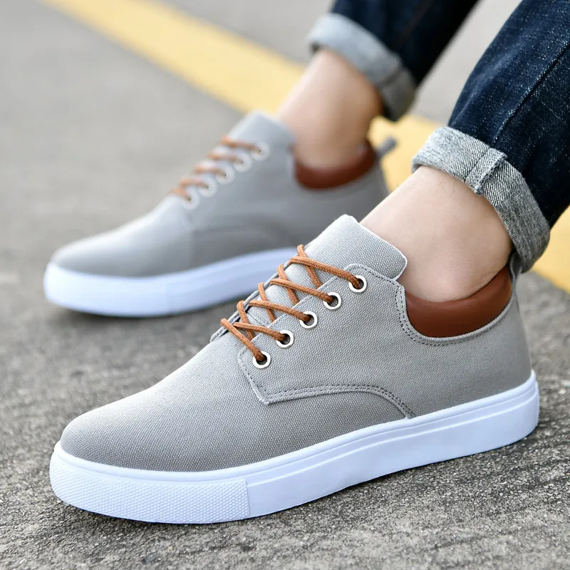 DHgate.com:Summer Canvas Shoes for Men - Trendy Casual Lace-Up Loafers for  Breathable Comfort:Shoes \u0026 Accessories