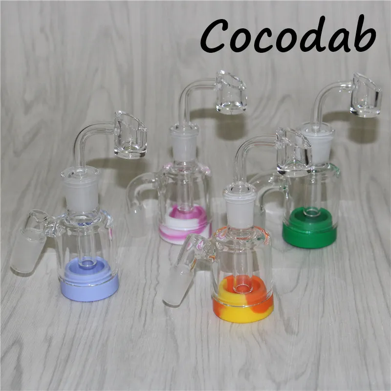 14mm 18mm Reclaim Catcher Adaptateurs Male Oil Smoking Reclaimer AshCatcher Verre Drop Down Adaptateur Pour Rigs Bongs