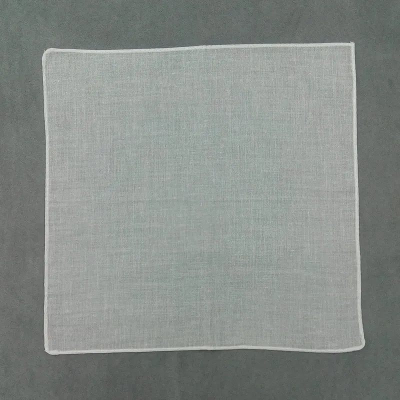 28 * 28CM katoen puur wit zakdoek zakdoek wit klein vierkant
