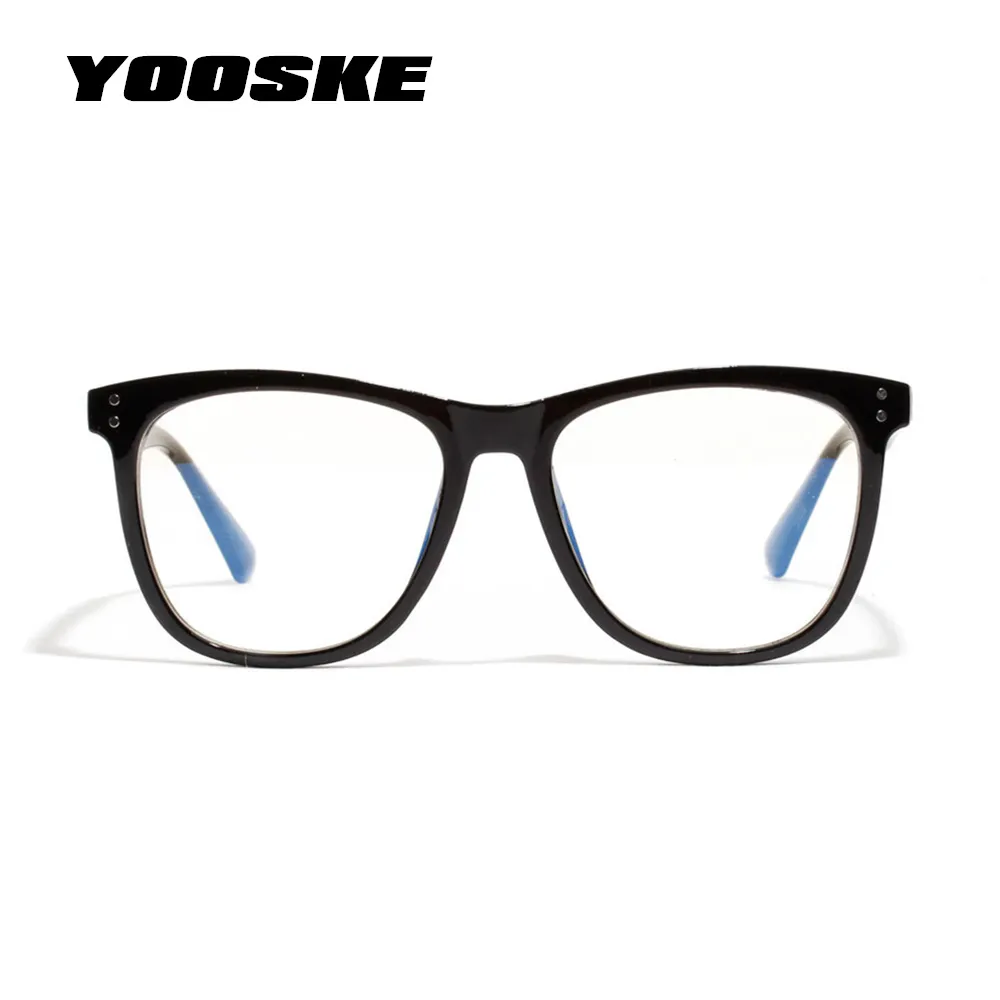 Partihandel - Glasögon Ram Kvinnor Anti Blue Light Transparent Spectacle Frames Men Myopia Datorglasögon