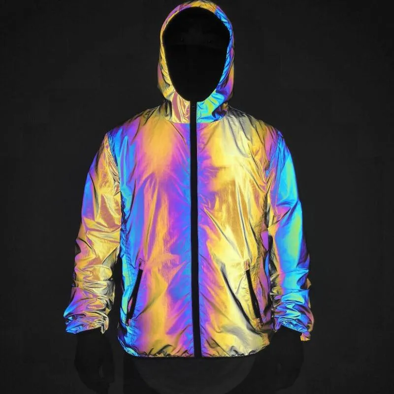 Jaqueta reflective windbreaker sale