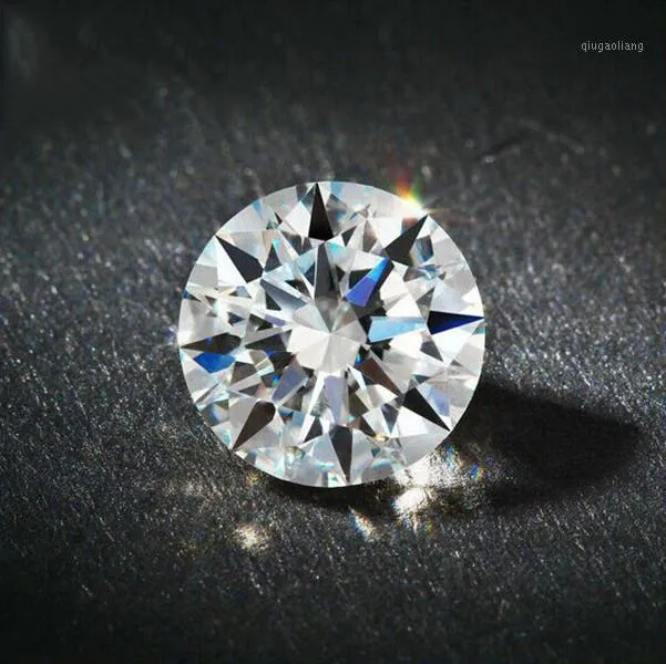 Gemstones sueltos D Color Super White Round American Moissanite Diamond Carat 18k Gold PT950 Anillo Collar Inlay1