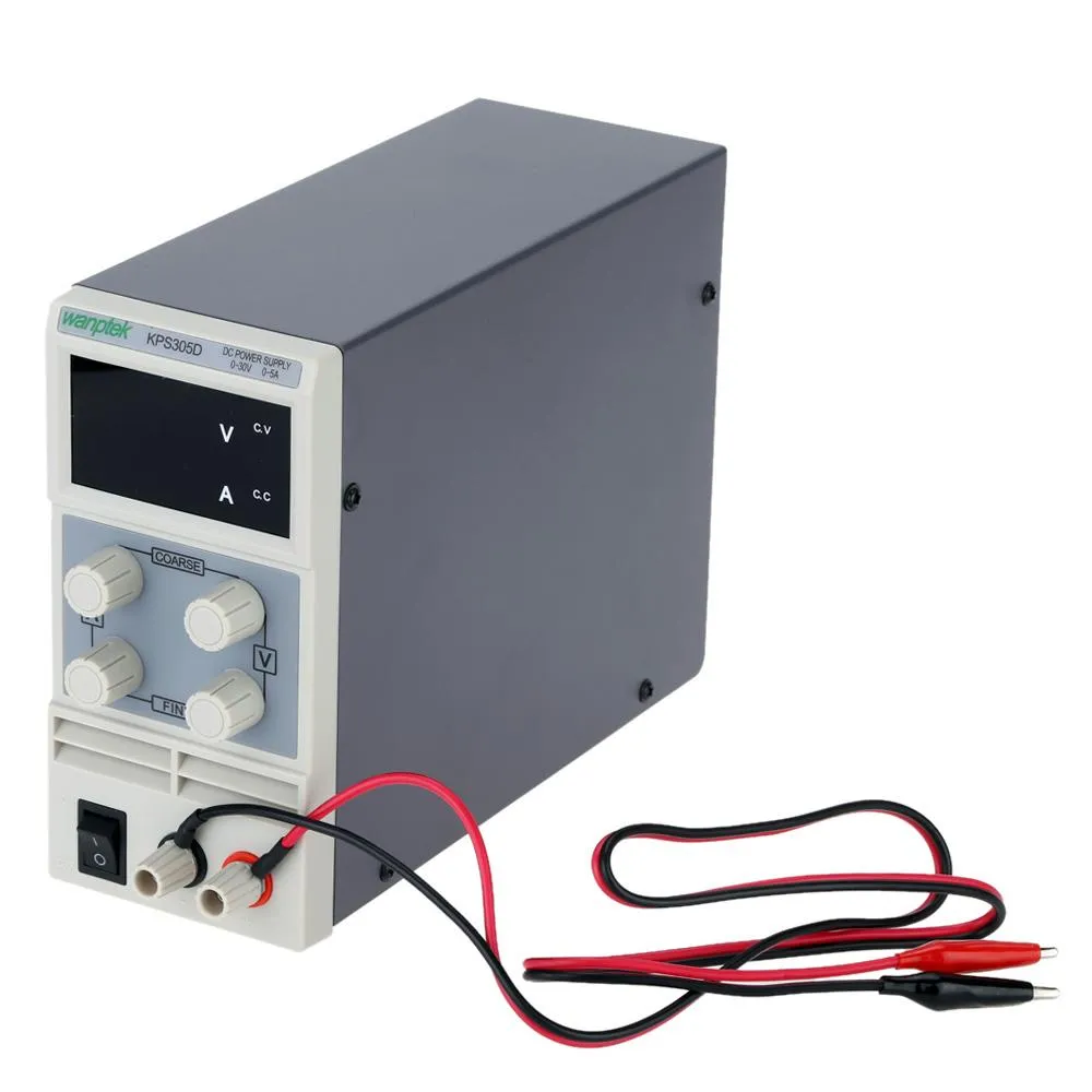 Mini DC Power Supply Switching Display 3 Digits LED 0-30V 10A Precision Variable Adjustable AC 110V/220V 50/60Hz