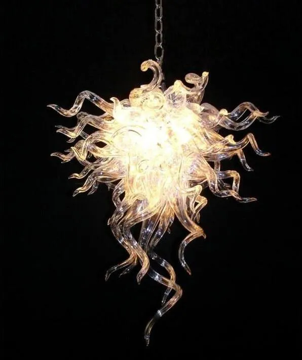 Lampadari a LED Droplight a forma di fiore di design moderno Lampade in Cina Lampada a sospensione per illuminazione interna in vetro di Murano soffiato a mano Art Déco per soggiorno