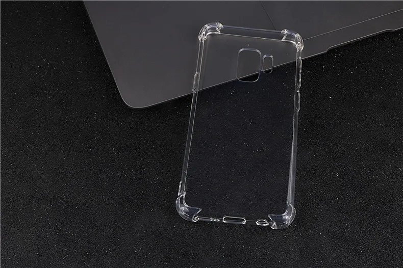 300 PZ 1.5 MM Antiurto Trasparente Custodia Morbida in TPU Cover per Samsung Galaxy S7 Edge S8 S9 S10 Plus S10e Nota 5 8 9