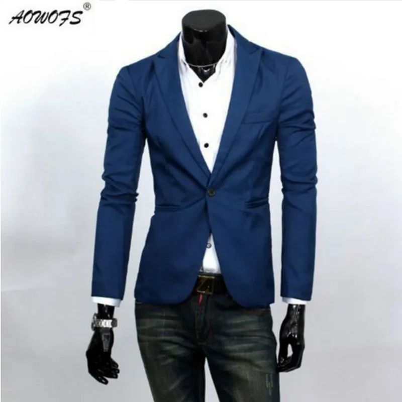 Hot sale men fashion handsome small suit men's casual blazers man Stylish Slim jackets male leisure business dress suit