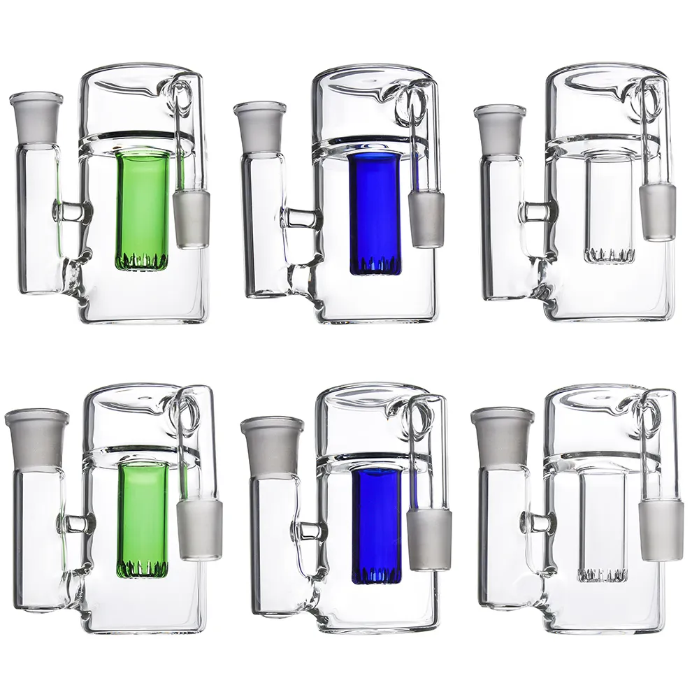 Hot Ash catcher for glass water pipe with three color ashcatcher for smoking water pipe 14.4mm 18.8mm bong accessories oil rigs