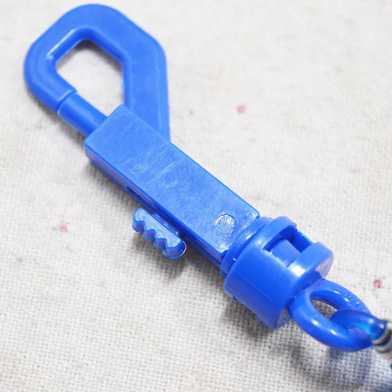 Keychain Plastic Bolt Snap Hooks with Key Rings 