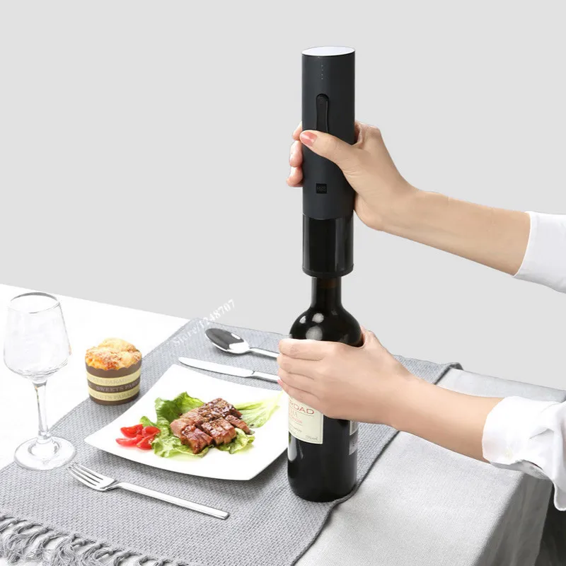 Original Xiaomi Youpin Huohou Automatic Red Wine Bottle Opener Electric Corkscrew Foil Cutter Cork Out Tool For Smart Home 3007077308A