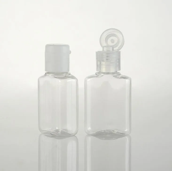 Пластиковая бутылка 20 мл флип-крышкой бутылка бабочка бутылка жидкости,20 кубиков косметического лосьона ПЭТ-бутылок, контейнер с крышкой LX1536