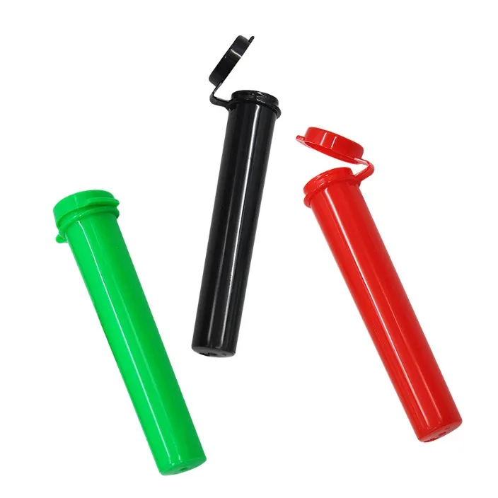 Waterproof Smell Proof Cigarette Tube Plastic Airtight Herb Container