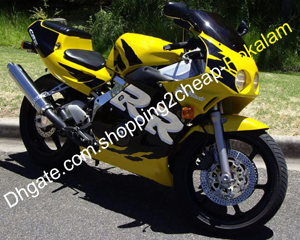 Pour Honda CBR250RR 90 91 92 93 94 MC22 Jaune Noir CBR 250RR 1990-1994 Kits de carénage de moto (moulage par injection)