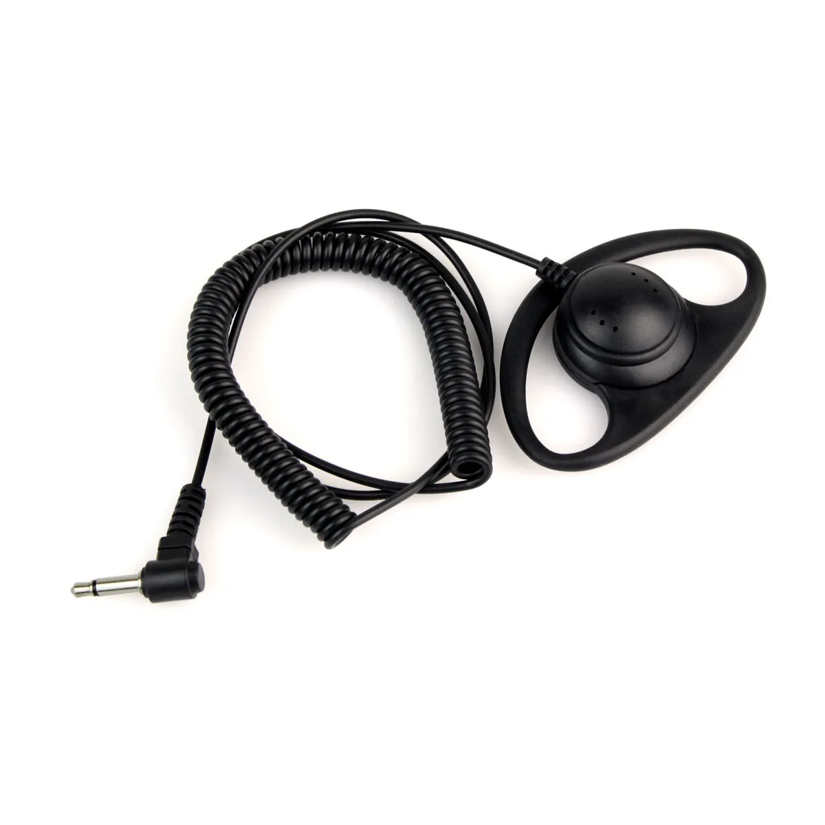 30x 3,5mm Lyssna Endast D Form Earpiece Earhook + Mono Jack för Icom Motorola Tk