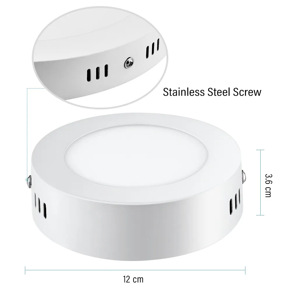 패널의 LED 빛 최근 주방 욕실 램프 85-265V 6W 라운드 LED 복도 Sisle 천장 패널 빛.