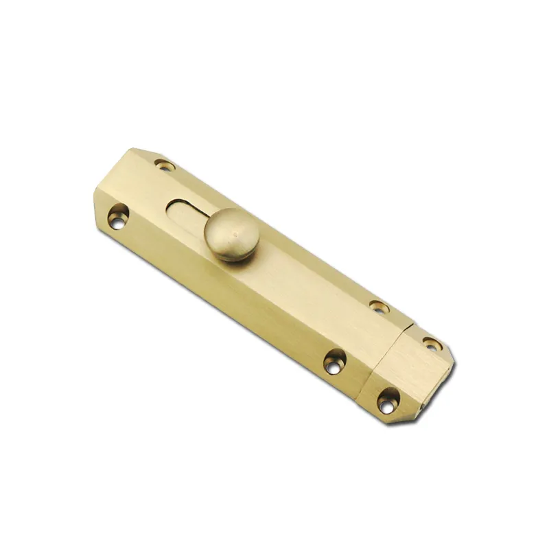 3/4/5 inch brass bolt furniture latch door lock hardware part household lock diy window latch thicken handmade buckle