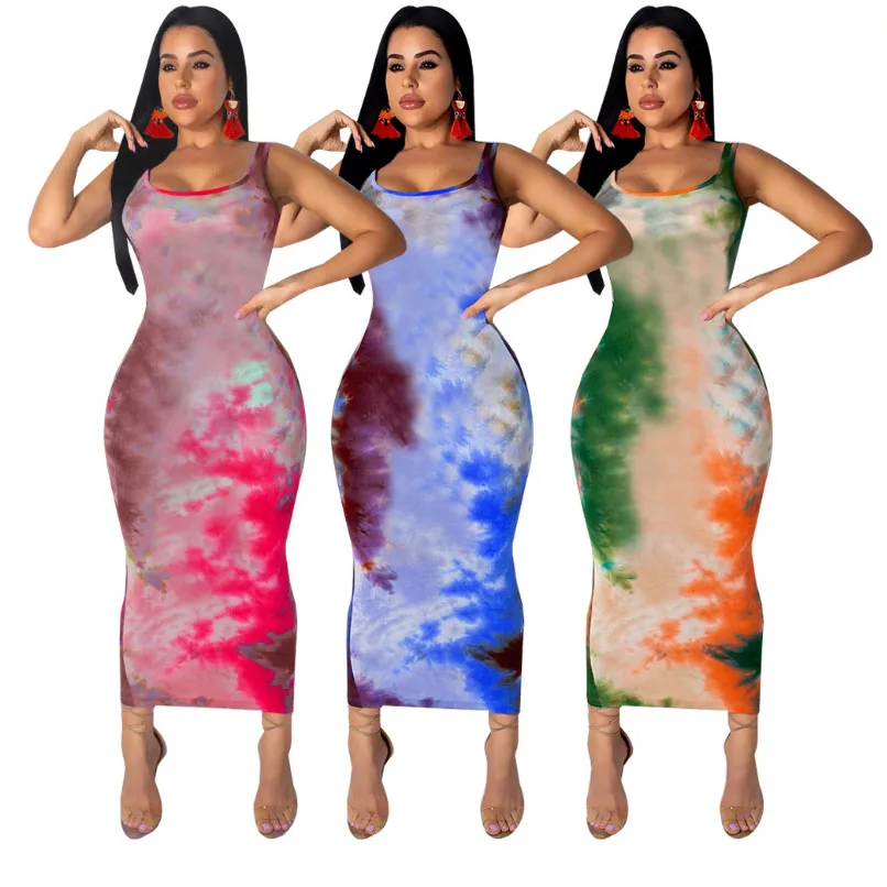 Mulheres Graffiti Slim Fit Dress Senhoras Meninas Boho Long Maxi Vestidos Da Noite Festa Beach Bodycon Vestidos Moda Sundress