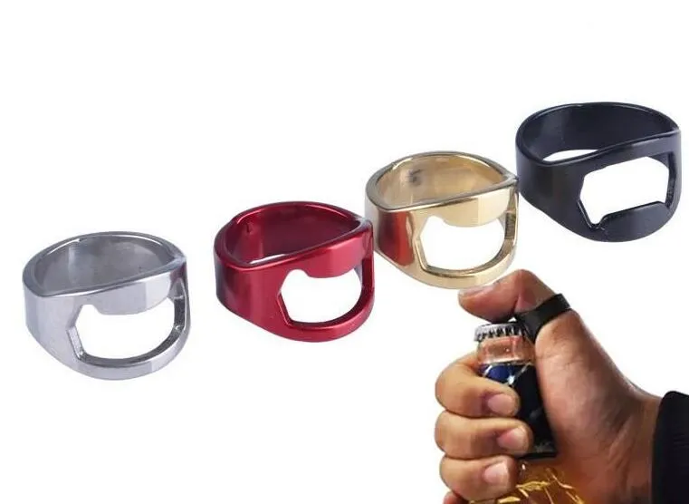 Novo Portable Ring Ring Bottle Opener Colorido Aço Inoxidável Bar Bar Ferramenta Bottel Favores Free Shiping