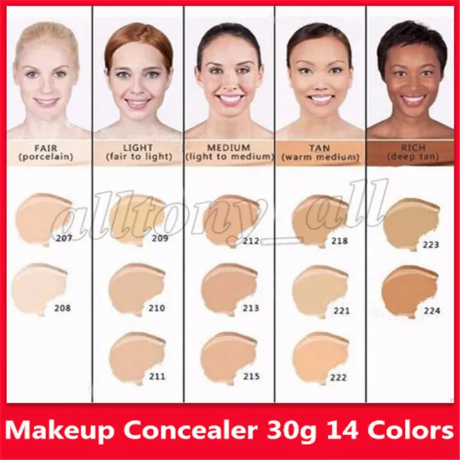 D concealer makeup cover foundation cream smink 30g 50 -årsjubileum begränsad version kosmetisk 14 färger droppe fartyg