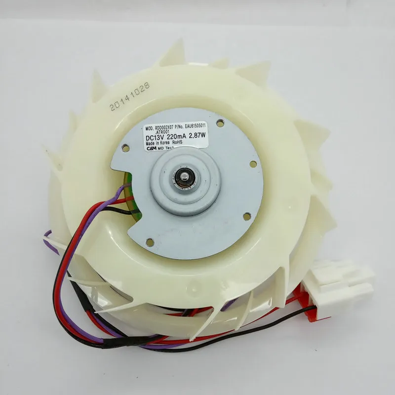 Ny original RDD002X07 EAU61505011 DC13V 220MA 2 87W för kylskylkylning Fan251H