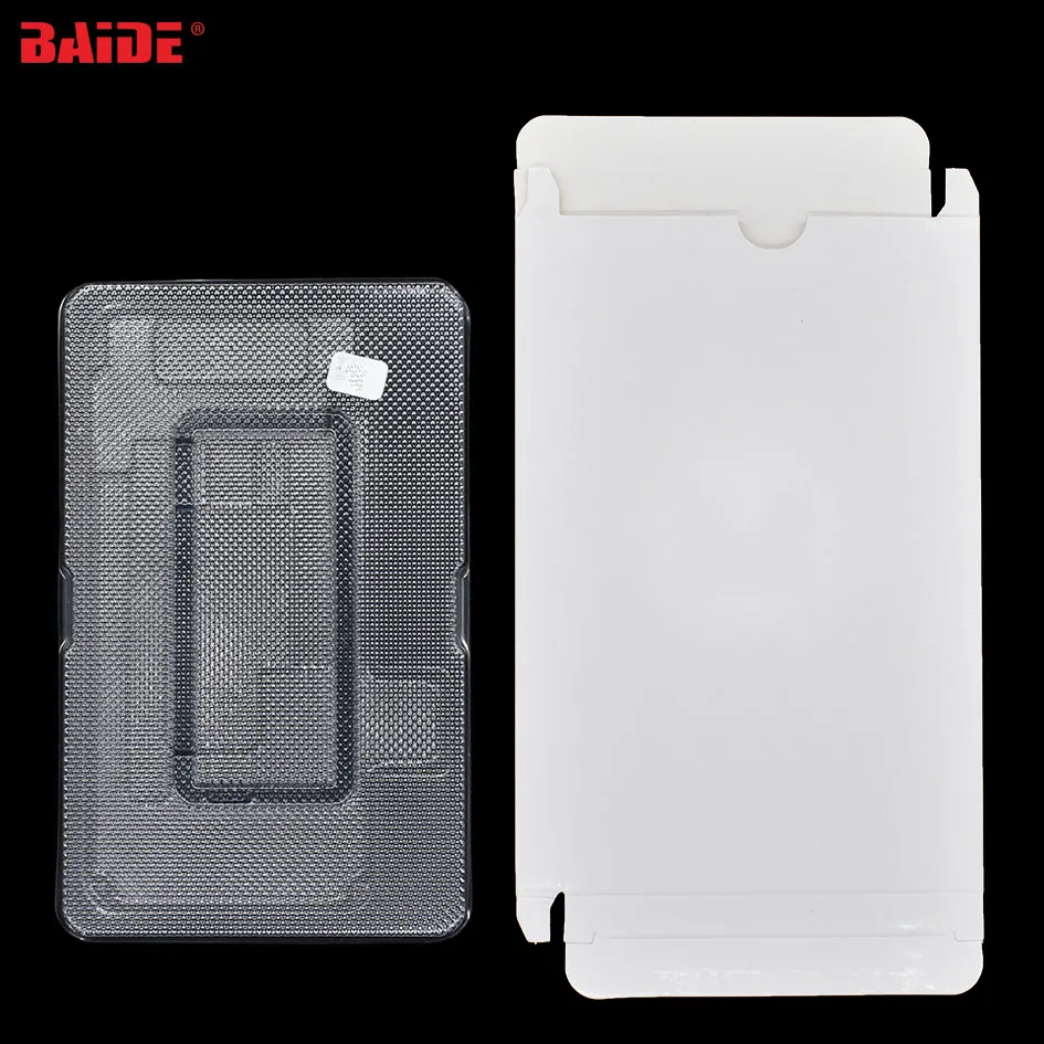 Lcd touch screen pacote atacado com caixa de embalagem de papel branco de plástico eva para iphone 7 plus 8 plus x xr xs max 100 set / lote