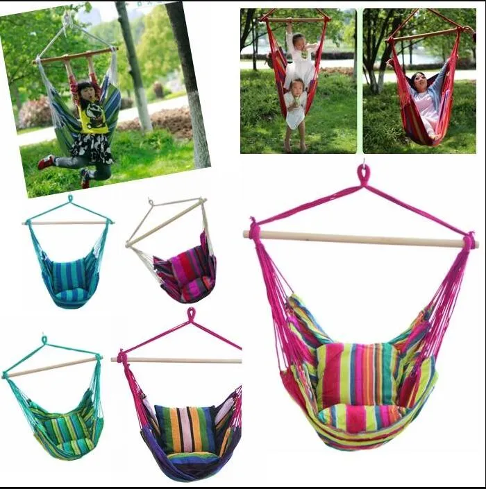 Hammock Rope Swing Seat Chair Home Bedroom Lazy Swing Chair Garden Hanging Cotton Rope Swing Chair Indoor Outdoor Fashion Hammock LSK129