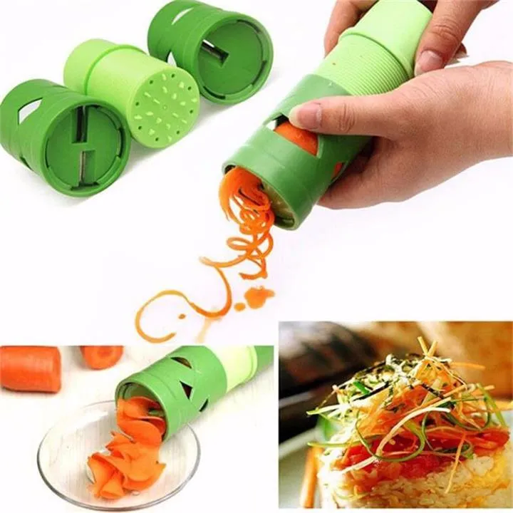 Dispositivo creativo per la lavorazione di frutta e verdura Veggie Twister Tagliaverdure Affettatrice Guarnizioni per utensili da cucina facili da guarnire